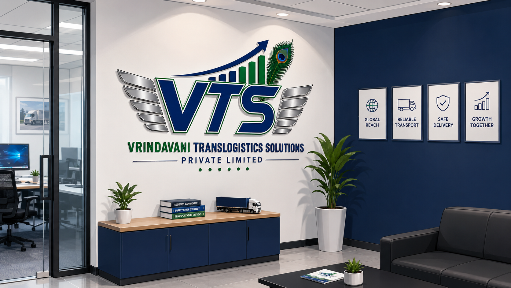 Professional logistics operations team